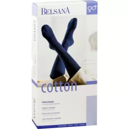 BELSANA Meias de apoio até os joelhos em algodão AD tamanho 1 bege, 2 unid