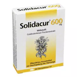 SOLIDACUR Comprimidos revestidos por película de 600 mg, 20 unidades
