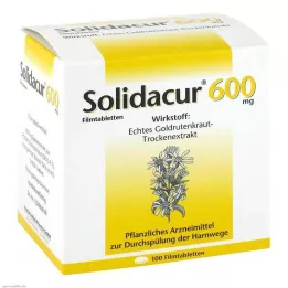 SOLIDACUR Comprimidos revestidos por película de 600 mg, 100 unidades