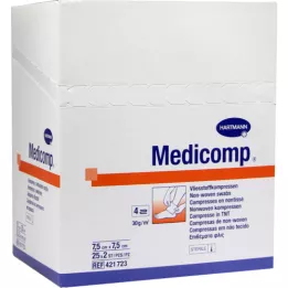 MEDICOMP Velo comp.estéril 7,5x7,5 cm 4 camadas, 50 unid