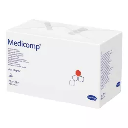 MEDICOMP Tecido não tecido não estéril 10x20 cm 4 fios, 100 unidades