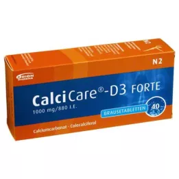 CALCICARE Comprimidos efervescentes D3 forte, 40 unidades