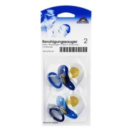 Chupetas de látex cor cereja, 2 unidades