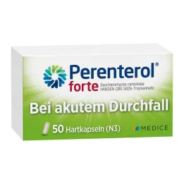 PERENTEROL cápsulas de forte 250 mg, 50 unidades