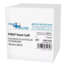 FIXIERBINDE elástico coesivo 10 cmx20 m branco, 1 pc