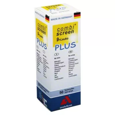 COMBISCREEN 9+ tiras de teste Leuko Plus, 50 unidades COMBISCREEN 9+ tiras de teste Leuko Plus, 50 unidades