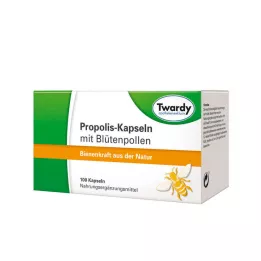 PROPOLIS KAPSELN com pólen de flor, 100 peças