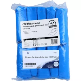 EINMAL OP-ÜBERSCHUHE azul, 100 peças