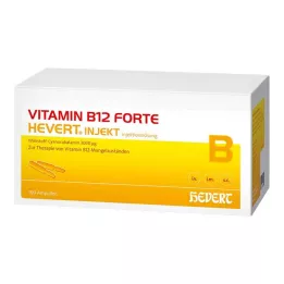 VITAMIN B12 HEVERT forte Injekt ampolas, 100X2 ml