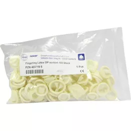 FINGERLING Látex OP sortido, 100 peças