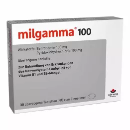 MILGAMMA Comprimidos revestidos de 100 mg, 30 unidades