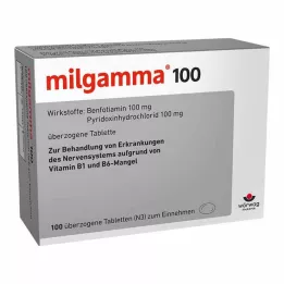 MILGAMMA Comprimidos revestidos de 100 mg, 100 unidades