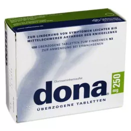 DONA Comprimidos revestidos de 250 mg, 100 unidades