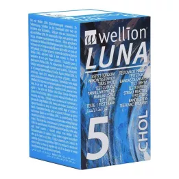 WELLION LUNA Tiras de teste de colesterol, 5 unidades
