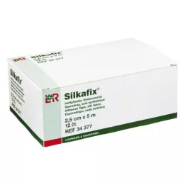 SILKAFIX Grampos 2,5 cm x 5 m núcleo de papelão, 12 unidades