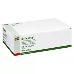 SILKAFIX Grampos 2,5 cm x 9,2 m núcleo de papelão, 12 unidades