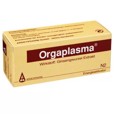 ORGAPLASMA comprimidos revestidos, 50 unidades
