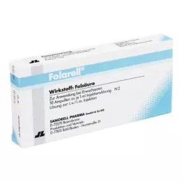 FOLARELL Solução injetável, 10X1 ml