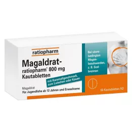 MAGALDRAT-ratiopharm 800 mg comprimidos, 50 unidades