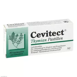 CEVITECT Pastilhas de Tomilho, 30 unidades