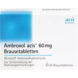 AMBROXOL comprimidos efervescentes acis 60 mg, 20 unidades