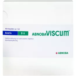 ABNOBAVISCUM Aceris D 6 ampolas, 48 unidades