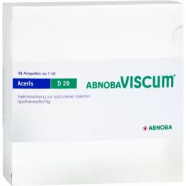 ABNOBAVISCUM Aceris D 20 ampolas, 48 unidades