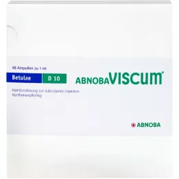 ABNOBAVISCUM Betulae D 10 ampolas, 48 unidades