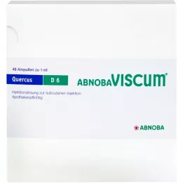 ABNOBAVISCUM Quercus D 6 ampolas, 48 unidades