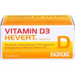 VITAMIN D3 HEVERT comprimidos, 100 unidades