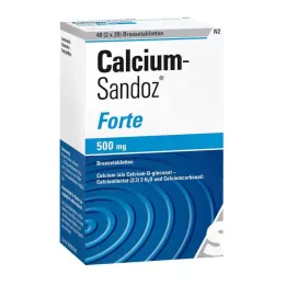 CALCIUM SANDOZ comprimidos efervescentes fortes, 2X20 unidades