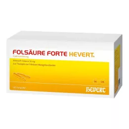 FOLSÄURE HEVERT ampolas fortes, 100X2 ml