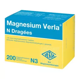 MAGNESIUM VERLA N Drageias, 200 unidades