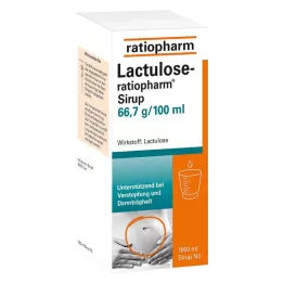 LACTULOSE-xarope ratiopharm, 1000 ml