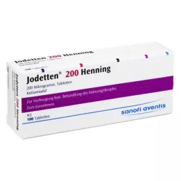 JODETTEN 200 comprimidos de Henning, 100 unidades