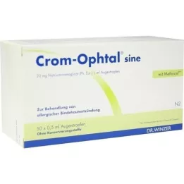 CROM-OPHTAL colírio senoidal EDB, 50X0,5 ml