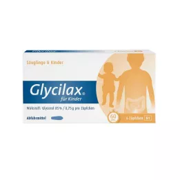 GLYCILAX Supositórios para crianças, 6 pcs