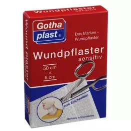 GOTHAPLAST Cuidados com feridas sensíveis 6 cm x 0,5 m corte, 1 pc