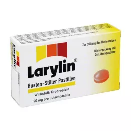 LARYLIN Pastilhas antitussígenas, 24 unidades
