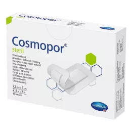 COSMOPOR curativo estéril 5x7,2 cm, 10 peças