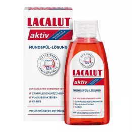 LACALUT solução de enxaguatório bucal ativa, 300 ml