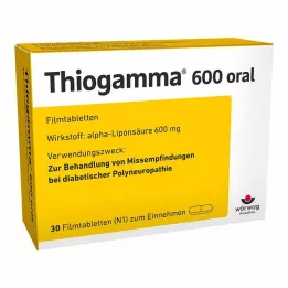 THIOGAMMA 600 comprimidos revestidos por película orais, 30 unidades