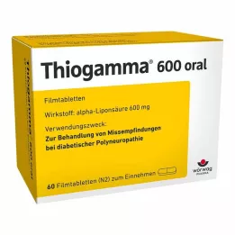 THIOGAMMA 600 comprimidos revestidos por película orais, 60 unidades