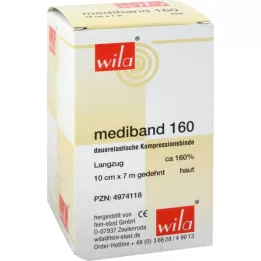 MEDIBAND 160 bandagem de longa extensão 10 cm x 7 m cor da pele, 1 peça