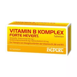 VITAMIN B KOMPLEX comprimidos fortes Hevert, 50 unidades