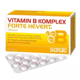 VITAMIN B KOMPLEX comprimidos de forte Hevert, 100 unidades