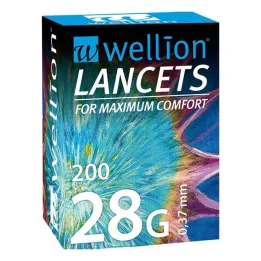 WELLION Lancetas 28 G, 200 pcs