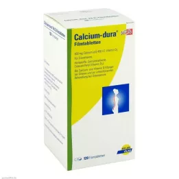 CALCIUM DURA Comprimidos revestidos por película de vitamina D3, 120 unidades