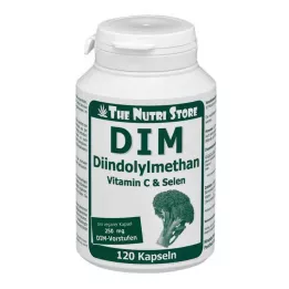 DIM Cápsulas vegetarianas de diindolilmetano 250 mg, 120 unidades
