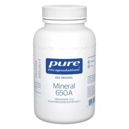 PURE ENCAPSULATIONS Cápsulas de mineral 650A, 180 unidades